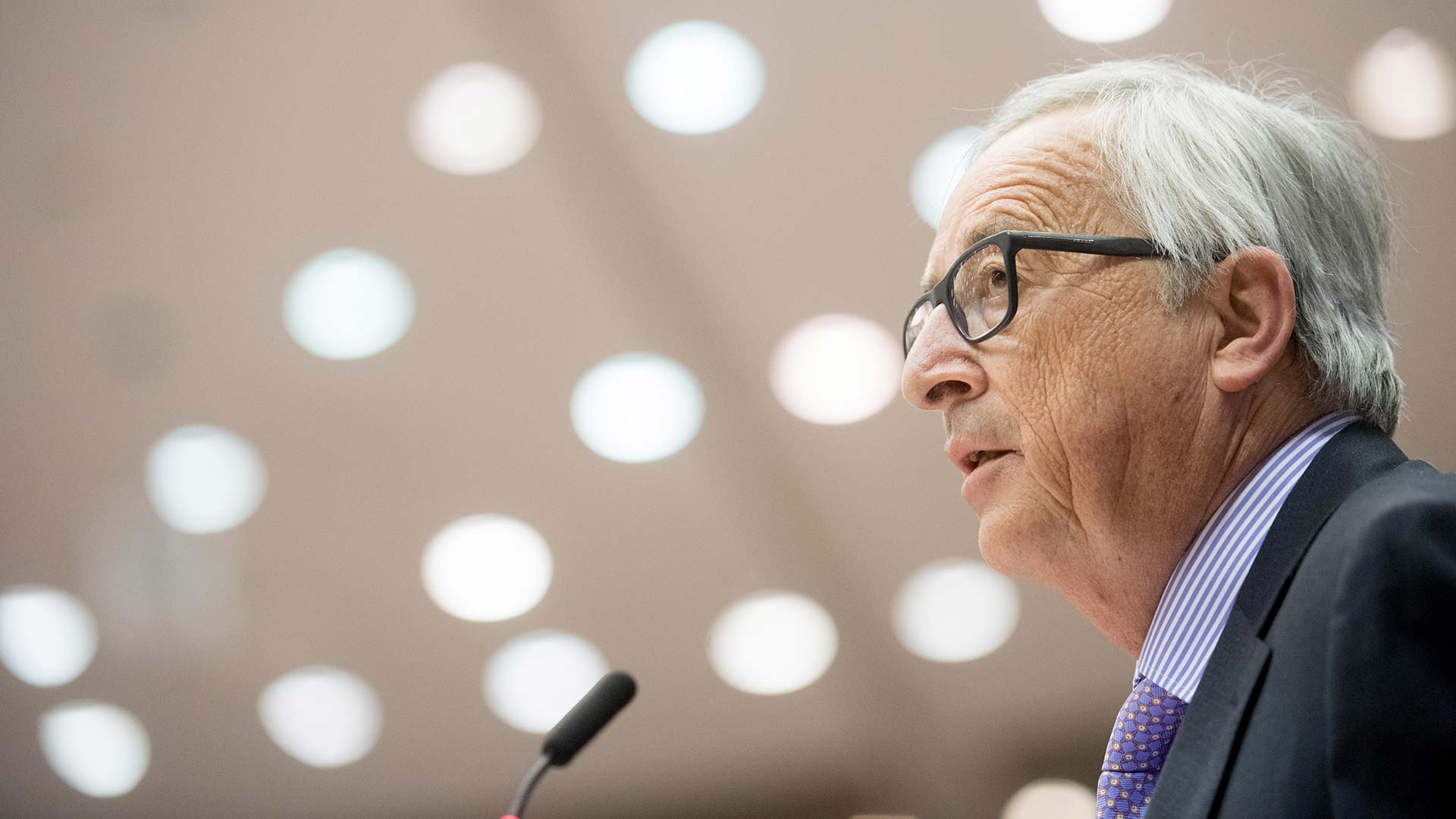 Europees Commissievoorzitter Jean-Claude Juncker bezoekt Vlaams Parlement