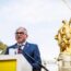 Vlaams minister-president Matthias Diependaele tijdens de festiviteiten op de vooravond van de Vlaamse feestdag, vrijdag 10 juli 2026 in Kortrijk.
